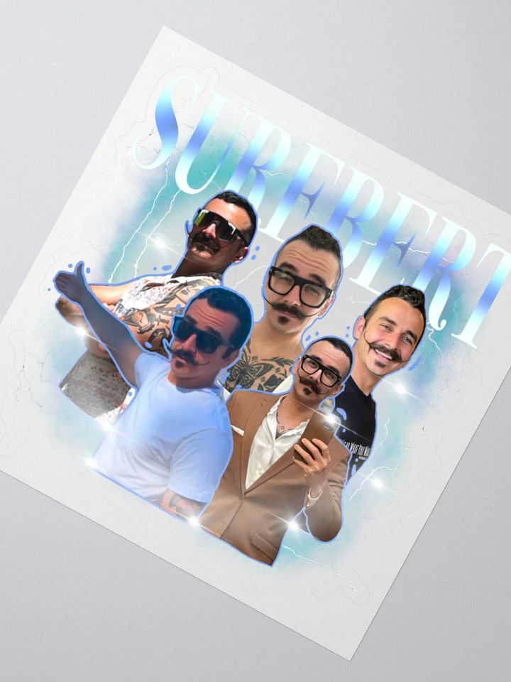 SUREBERT Mustache Mania Sticker product image (5)