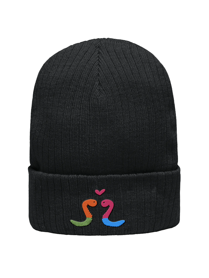 Gummy Worms in Love Ribbed Knit Beanie product image (3)