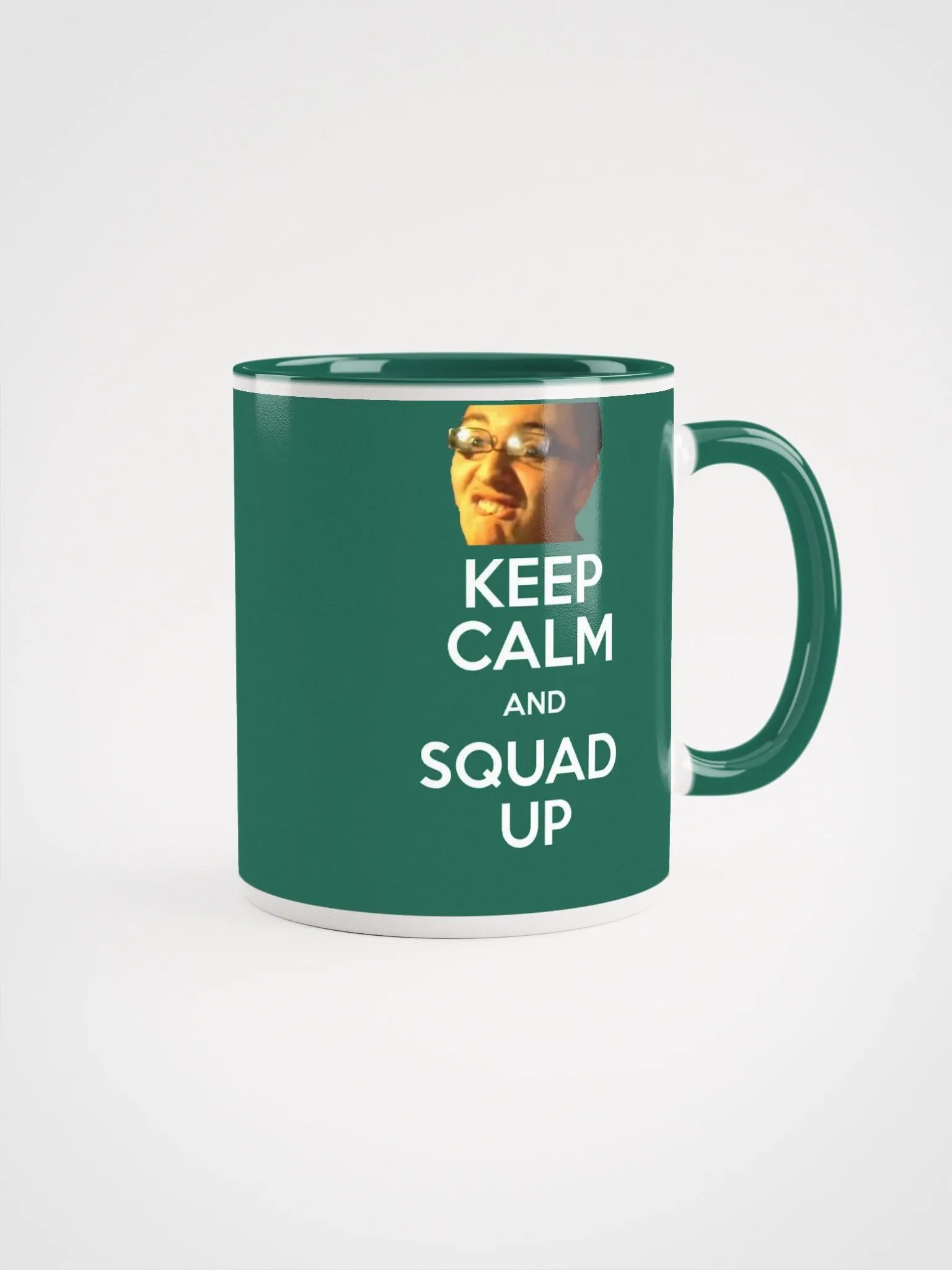 Keep Calm & Squad Up Mug (Green) product image (1)