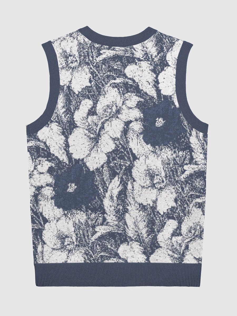 Floral Bliss II Knitted V-Neck Vest product image (2)