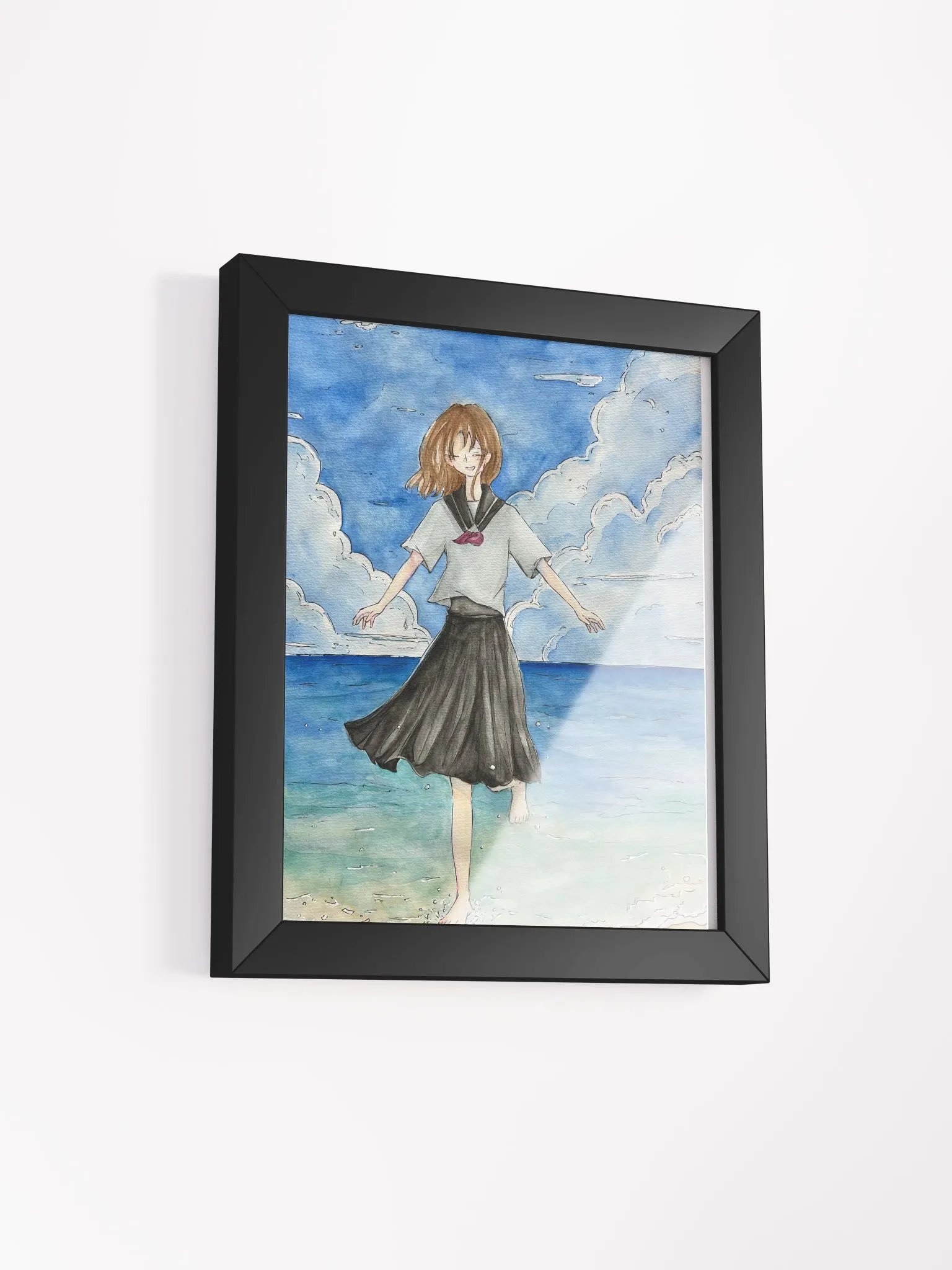 By the ocean Framed Matte Poster product image (2)