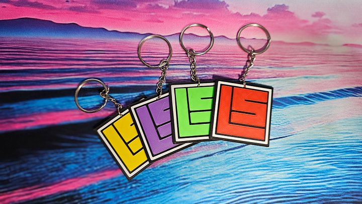 LS 3D Printed Key Chain product image (1)