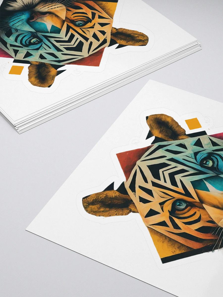 Tiger Prism Kiss Cut Stickers product image (4)