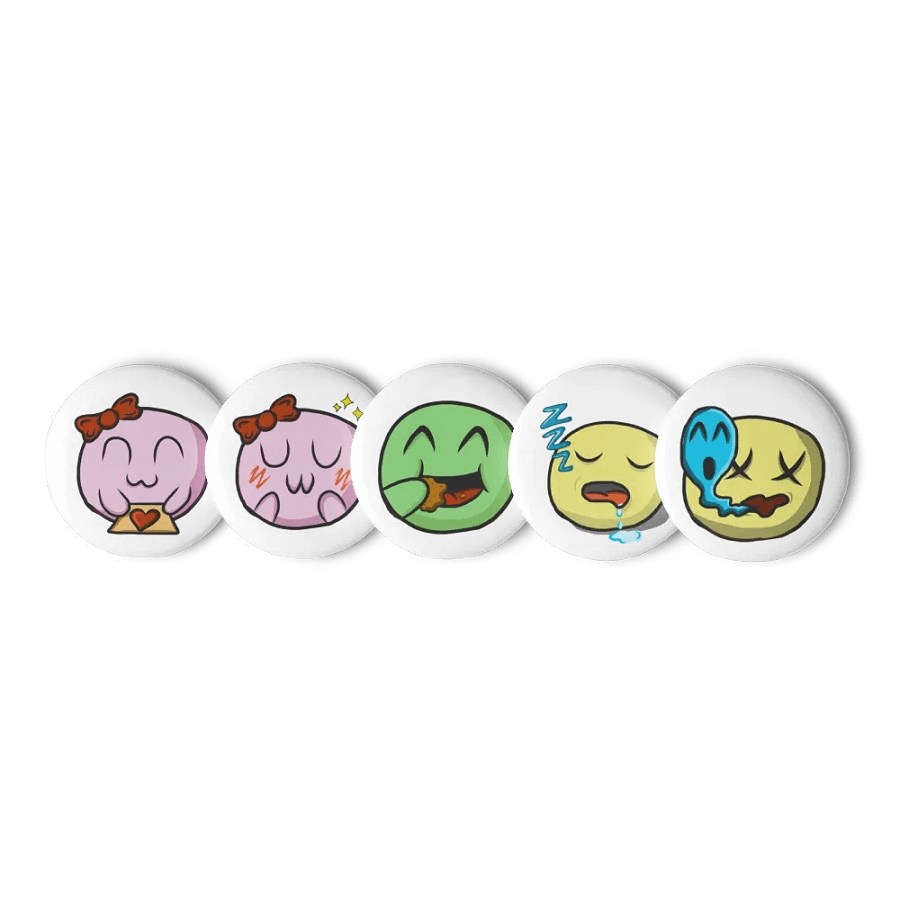 Dango OG Set - Pin Buttons product image (2)