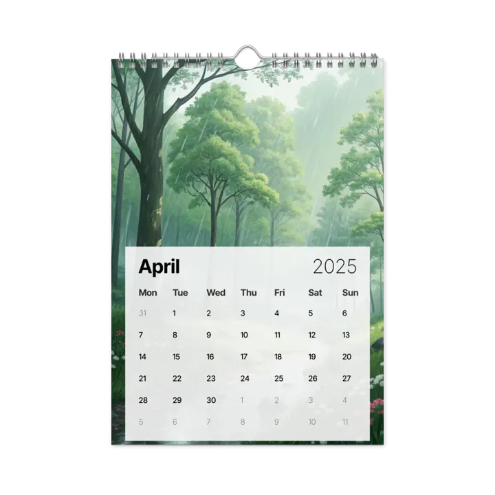 MAGICAL ANIME SEASONS WALL CALENDAR 2025 product image (1)