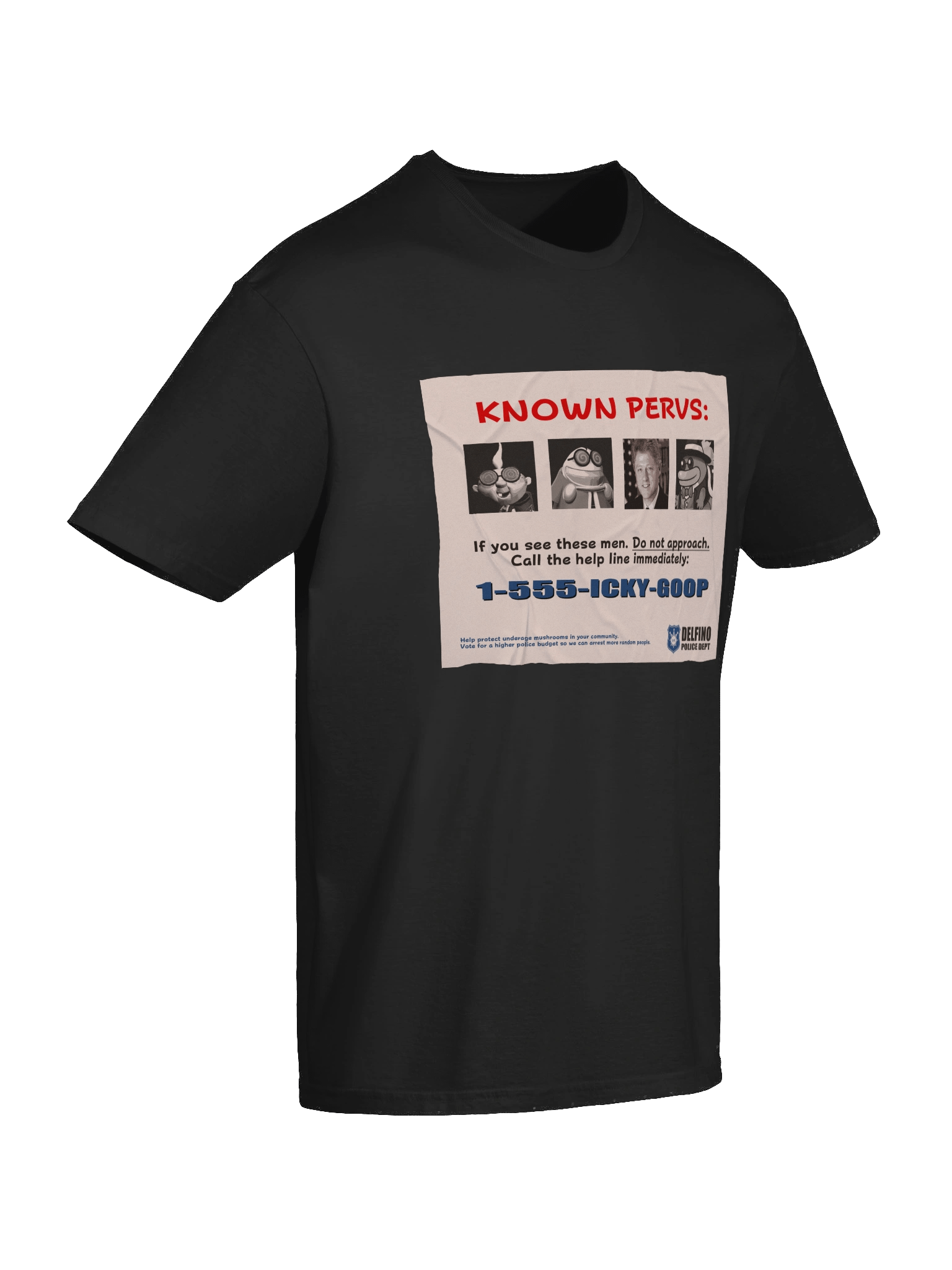 "Known Pervs" Poster Shirt (Bill Clinton) product image (59)