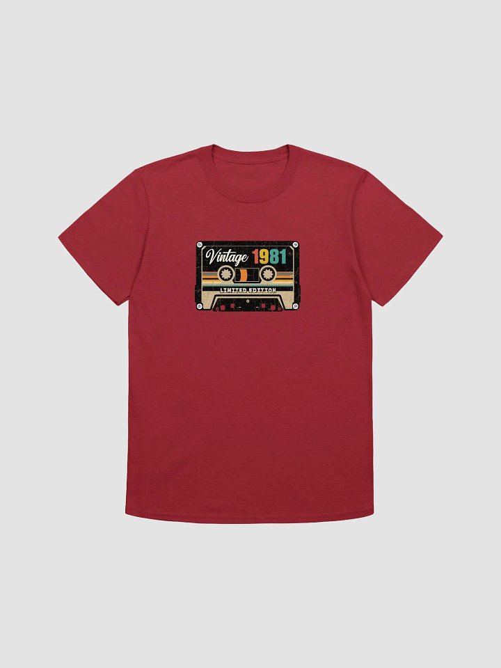 Vintage 1981 Limited Edition Cassette Tape T-Shirt product image (1)