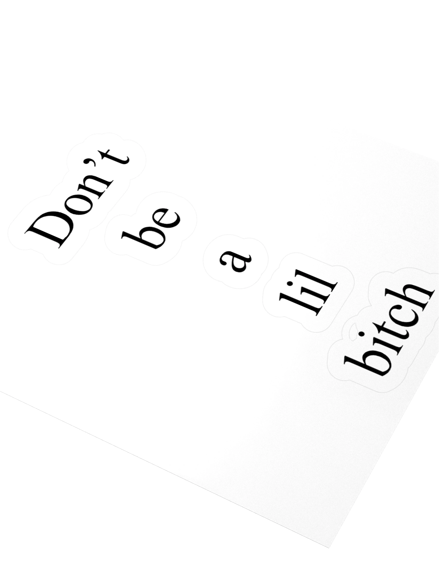 Don't Sticker product image (3)