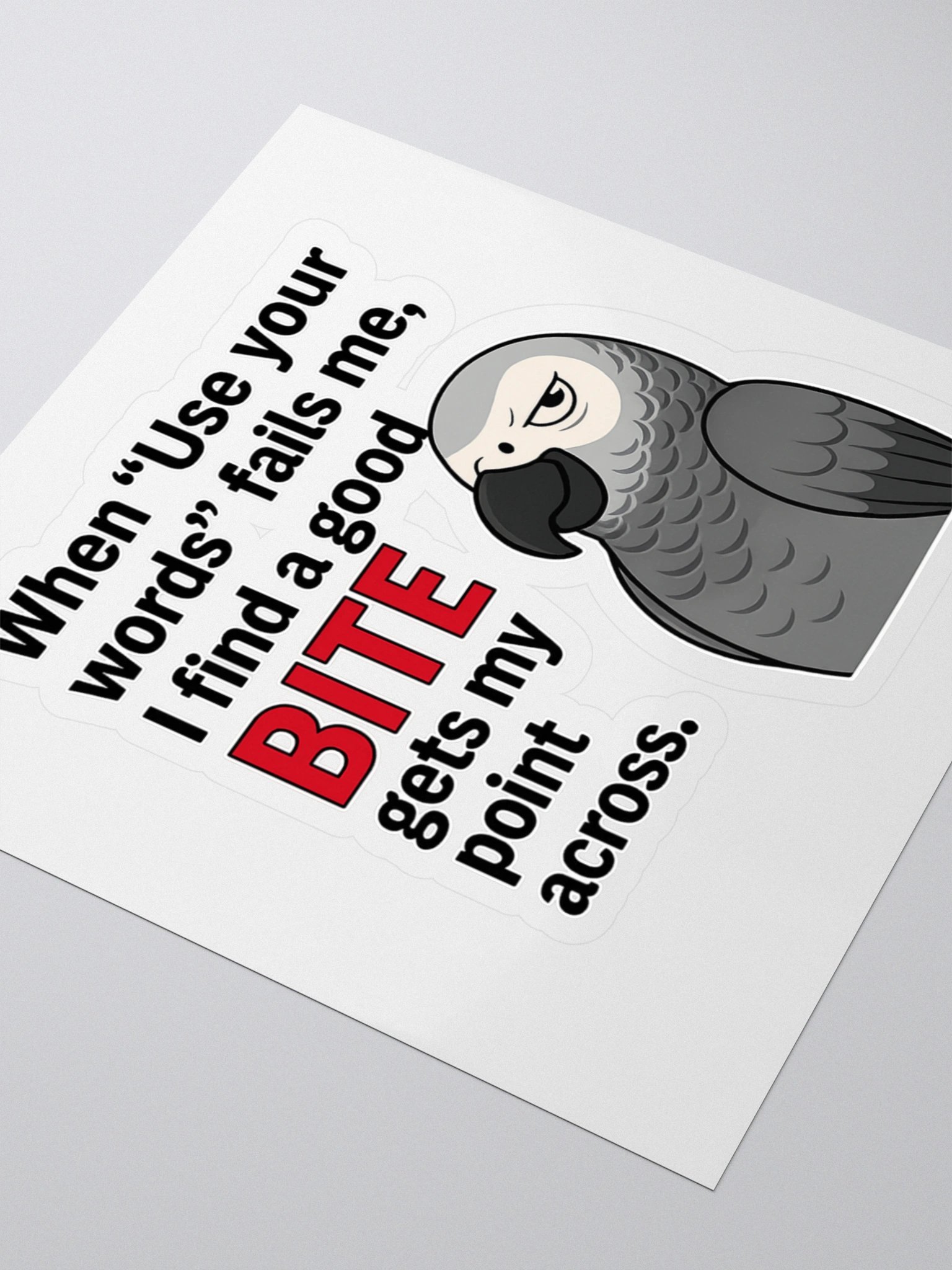 Grey Communication Skills Sticker product image (3)