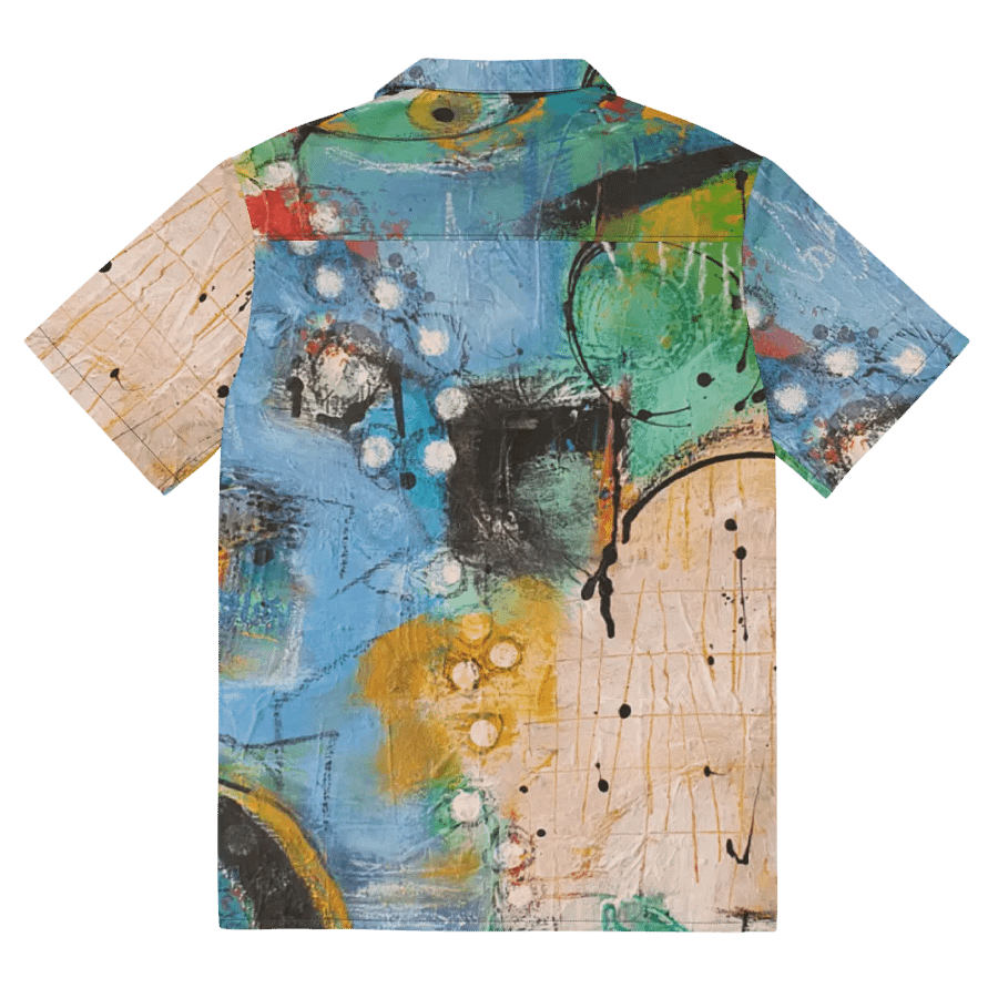 original painting abstract, by b.reters printed on hawaian shirt product image (11)