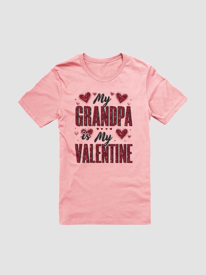 Glittery Grandpa's Valentine T-Shirt product image (2)