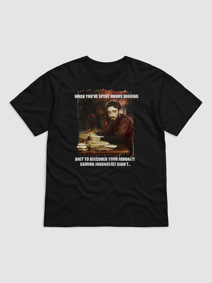 Portrait of a Gamer Doing Journalism T-Shirt product image (1)