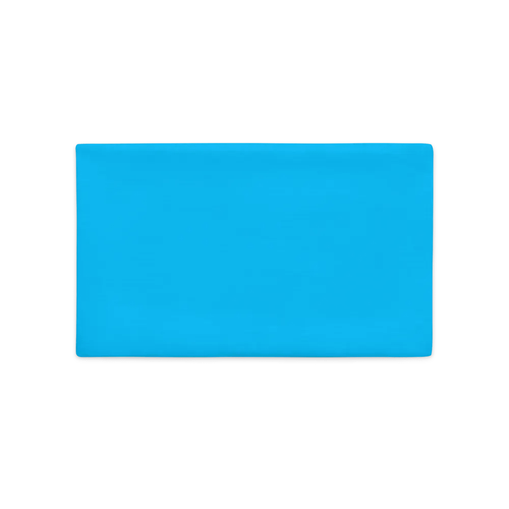Blue Color Block Pillow Case product image (3)