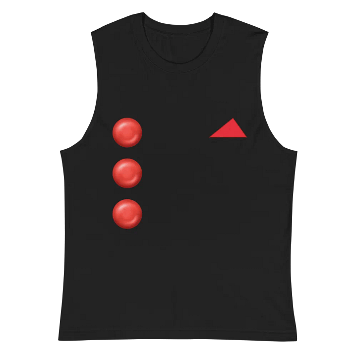 Red Button and Hankie Muscle Tank product image (3)