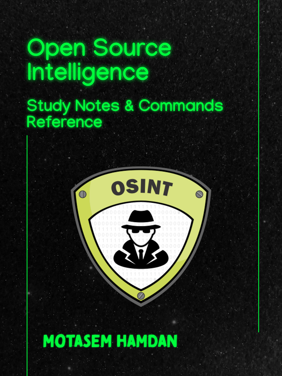 Open Source Intelligence (OSINT) Study Notes product image (1)
