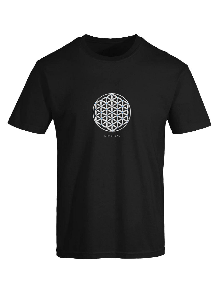 Ethereal - Flower of Life [Embroidery White and Aqua] product image (5)