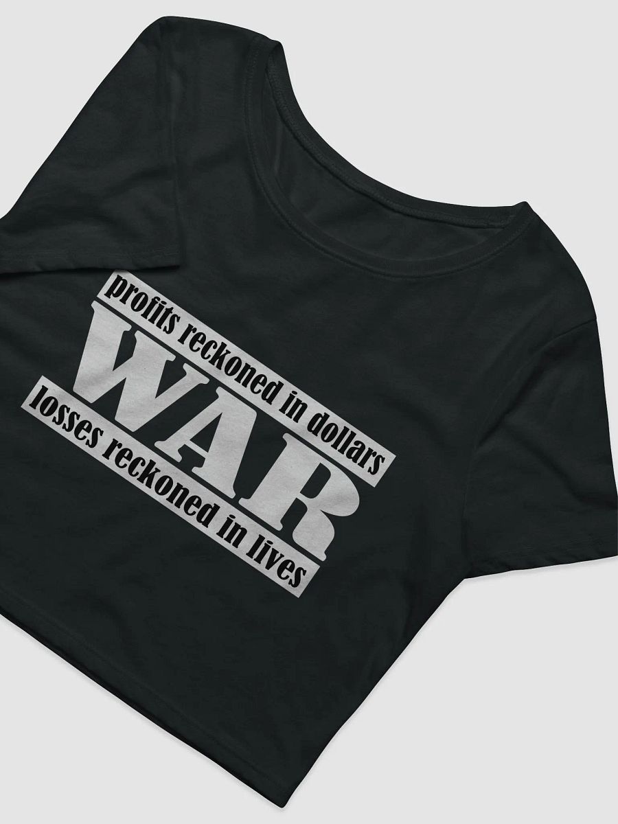 The Cost Of War - Bella+Canvas Women's Crop Tee product image (1)