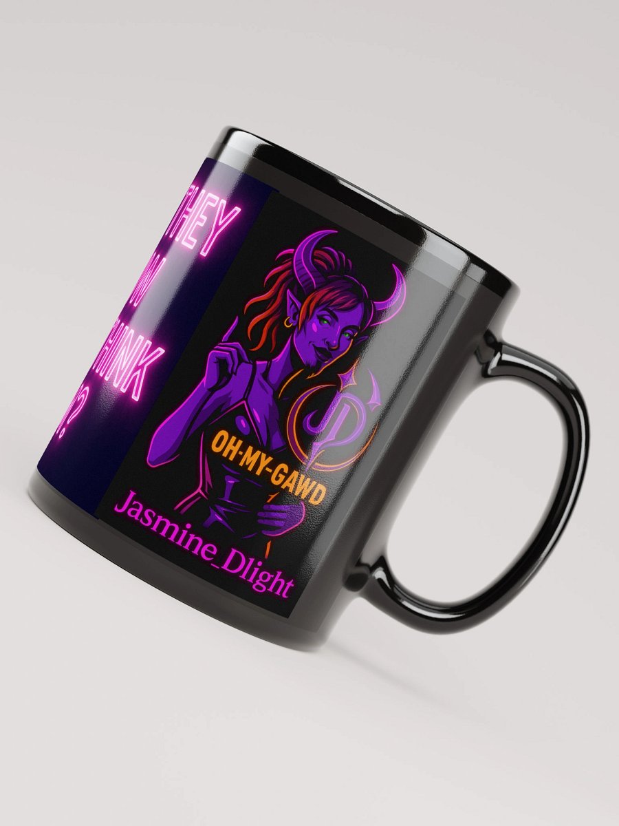 Who I Think I Am Mug – Jaz the Neon Brightmare | Bold Queer Ego Coffee Cup product image (4)