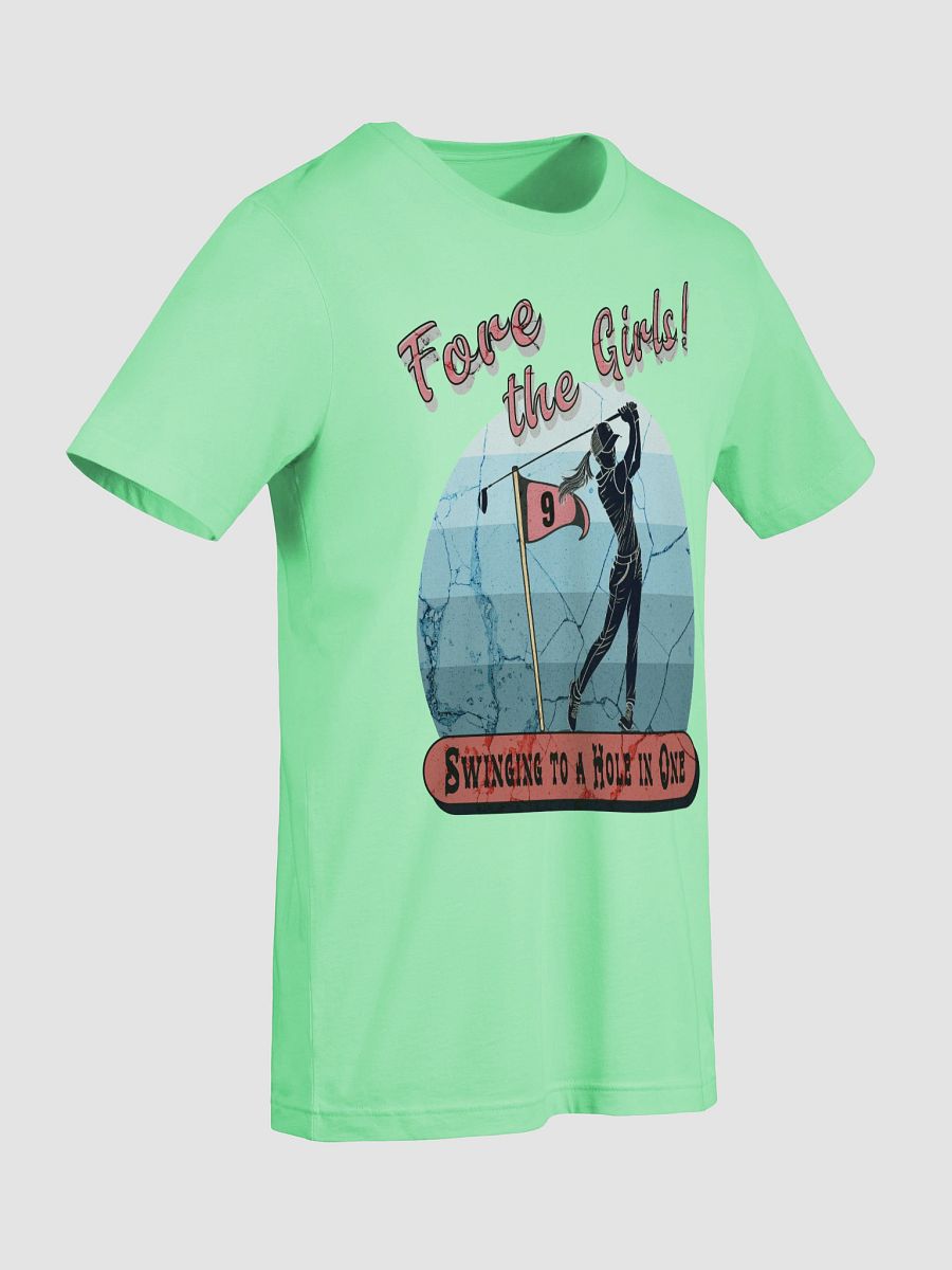 Fore The Girls Swinging To A Hole In One Golfing Victory Tee product image (30)