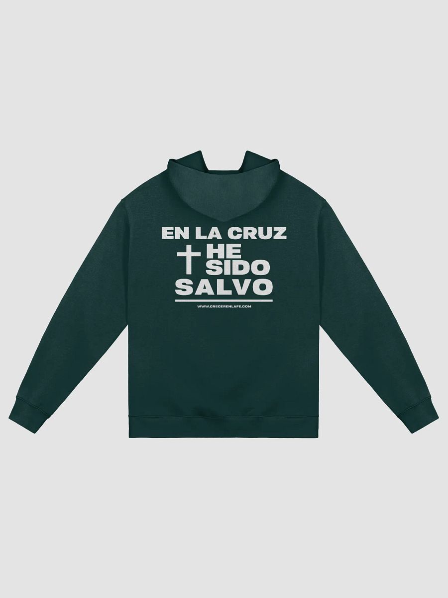 Hoddie Premium "En La Cruz He Sido Salvo" - Crecer en la Fe product image (1)