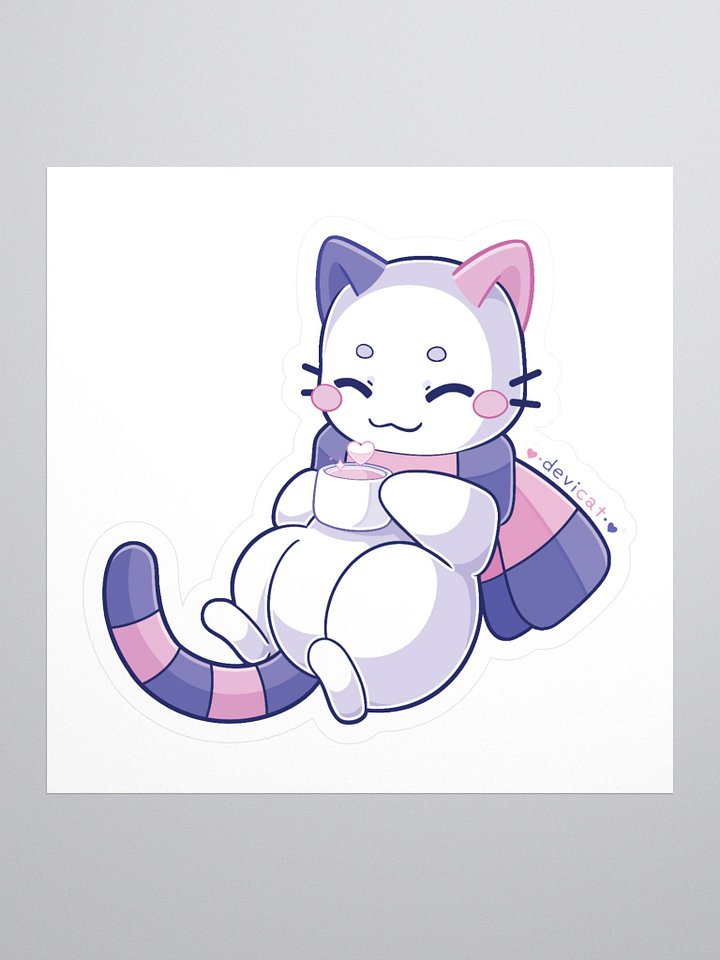 CandiCat Tea Time 2024 Sticker product image (1)