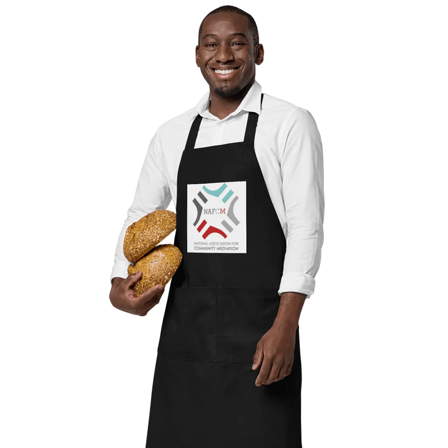 NAFCM Logo Organic Cotton Apron product image (3)