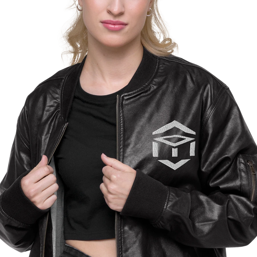 TET Leather Bomber Jacket product image (16)