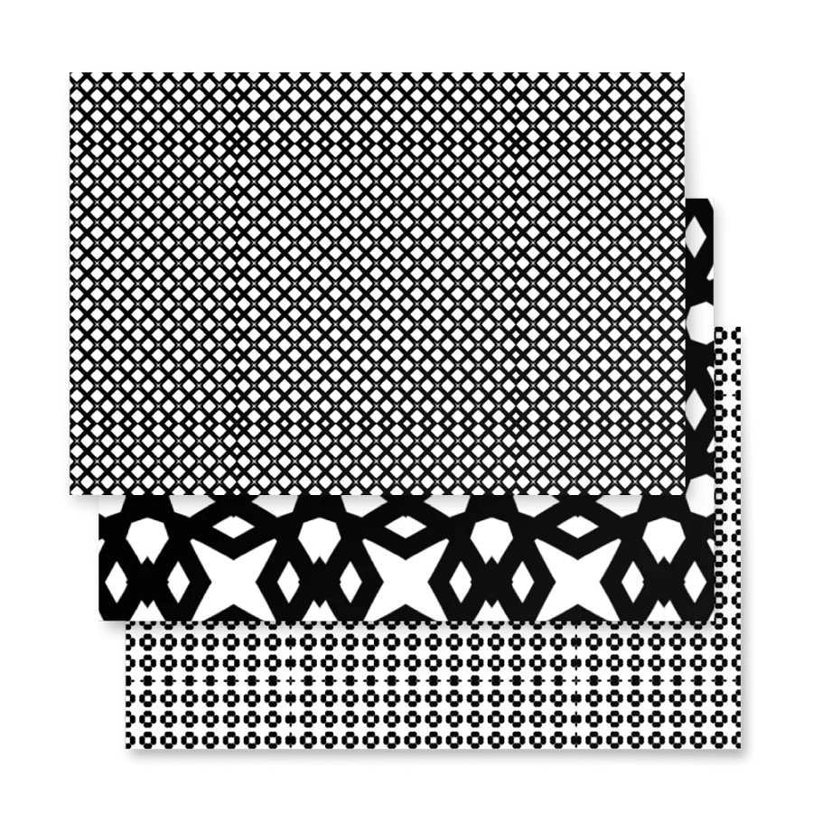 Chic Black and White Wrapping Paper Set product image (3)