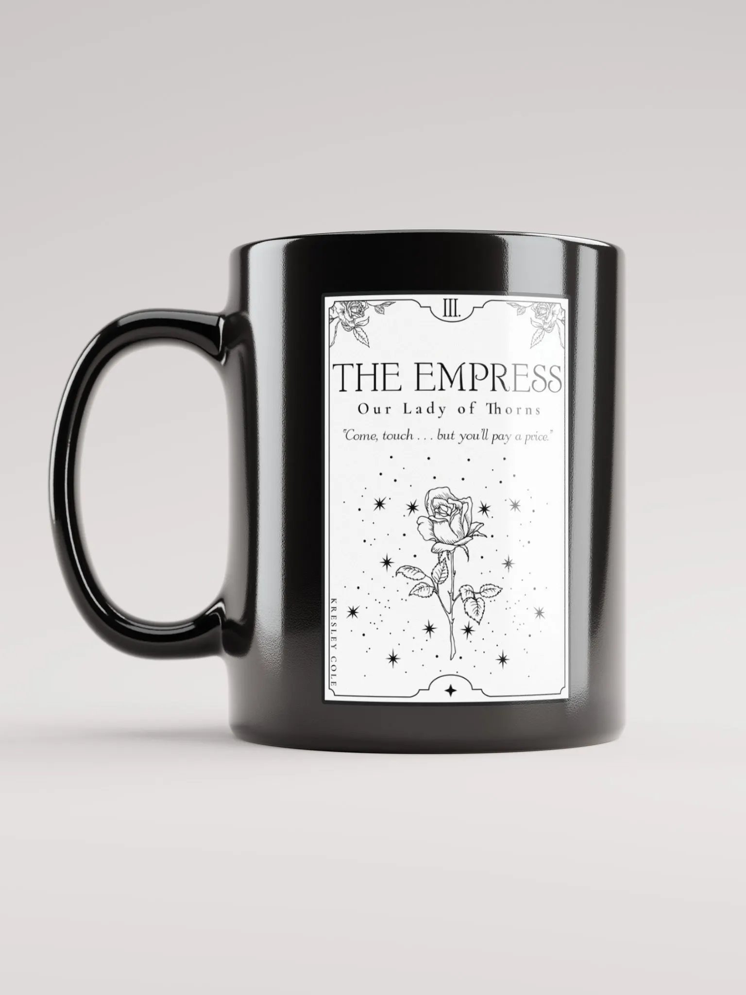 Empress Card Black Mug product image (11)