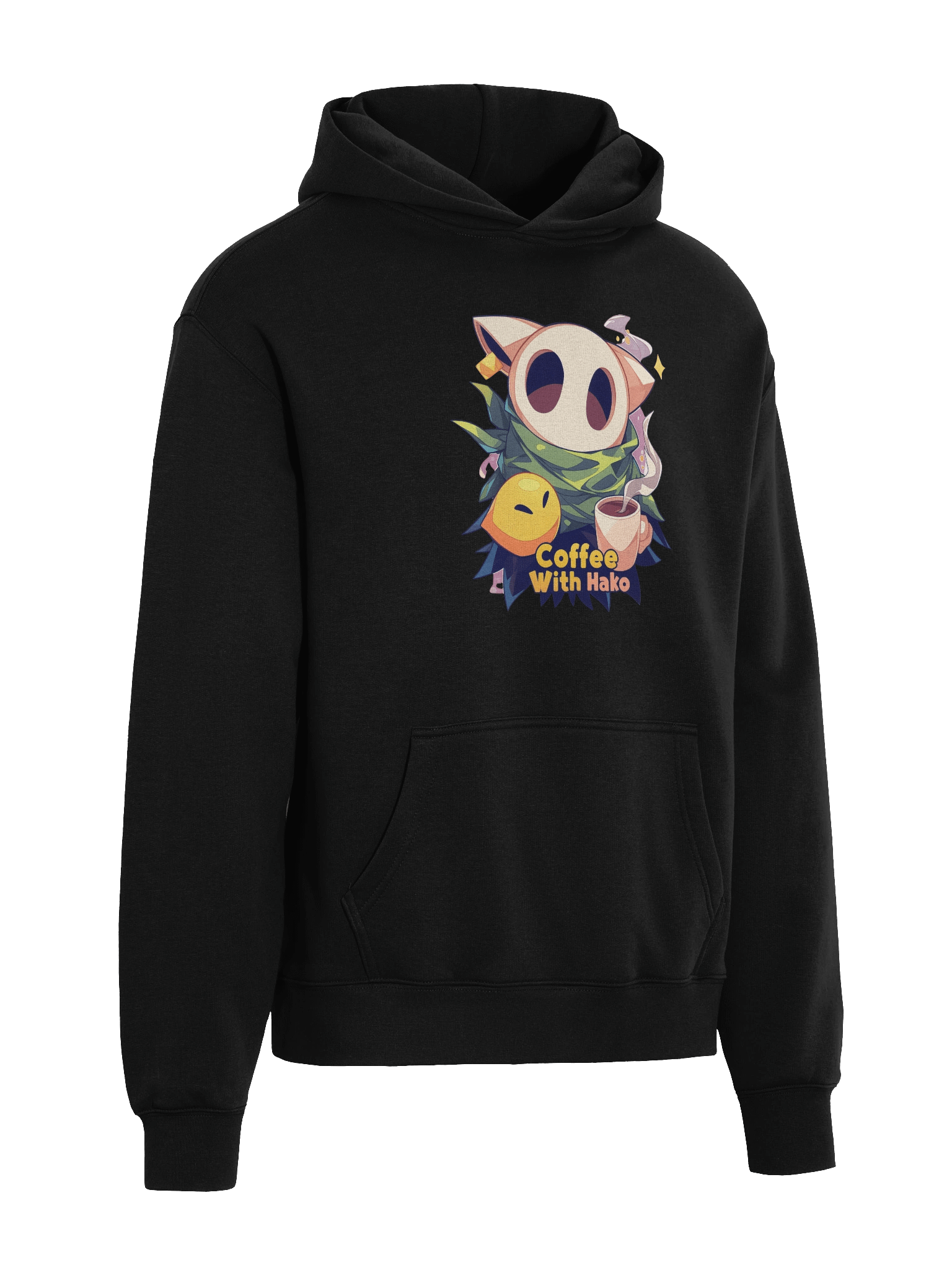 Coffee w Hako Oversized Hoodie Front Print product image (14)