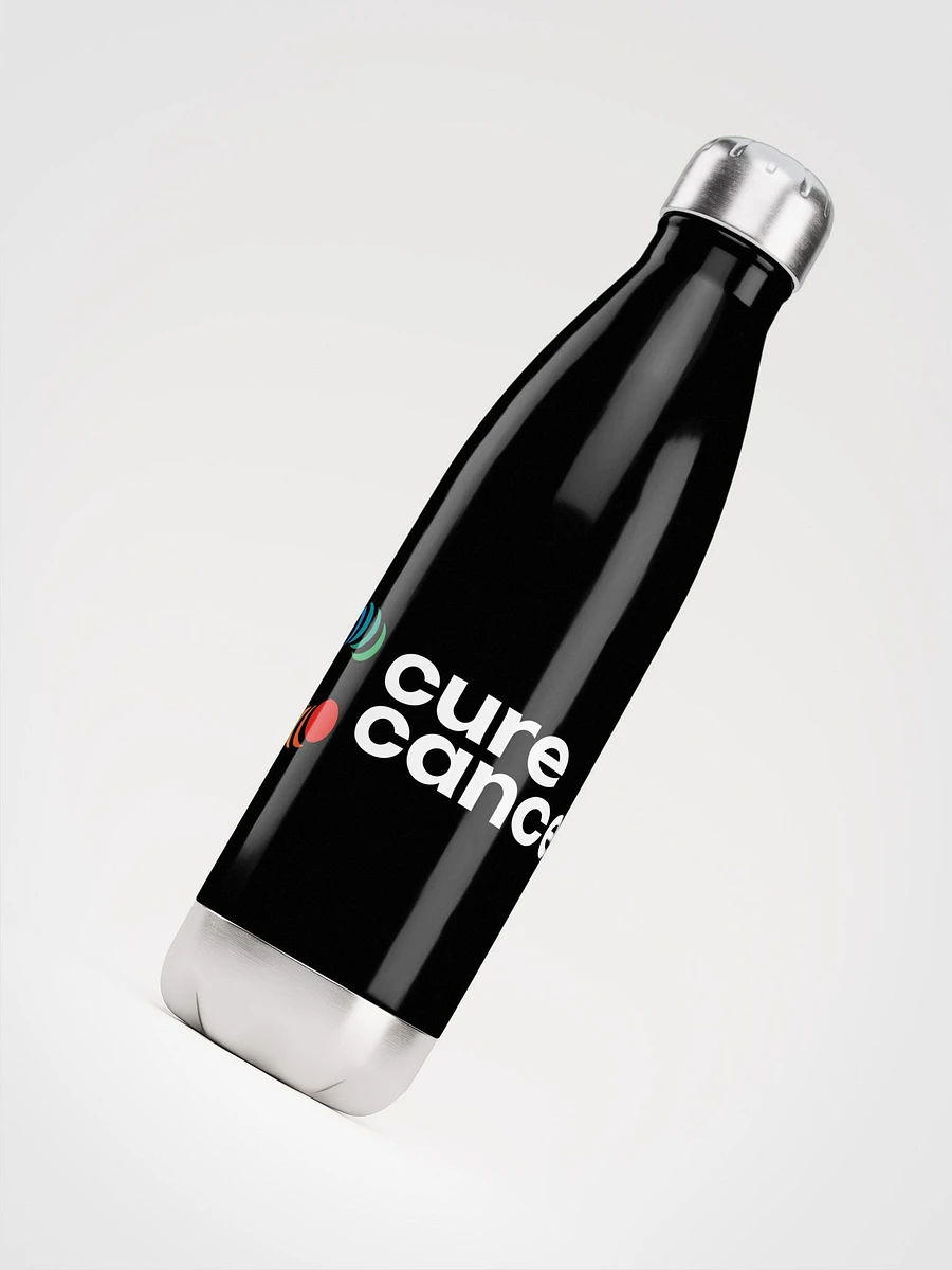 Cure Cancer | Logo Drink Bottle - Black product image (4)