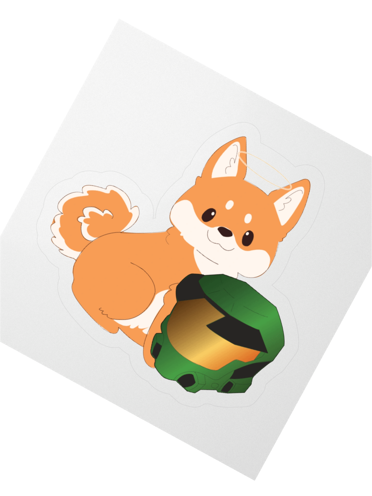 LHA + Corgi Tribute Sticker product image (2)