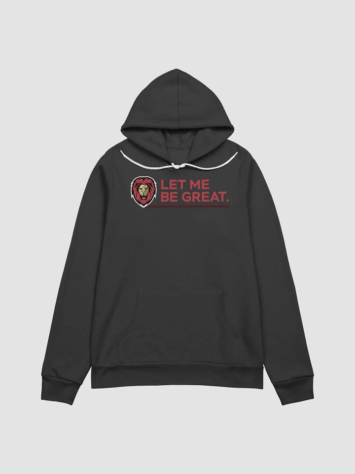 Let me be great hoodie red product image (1)