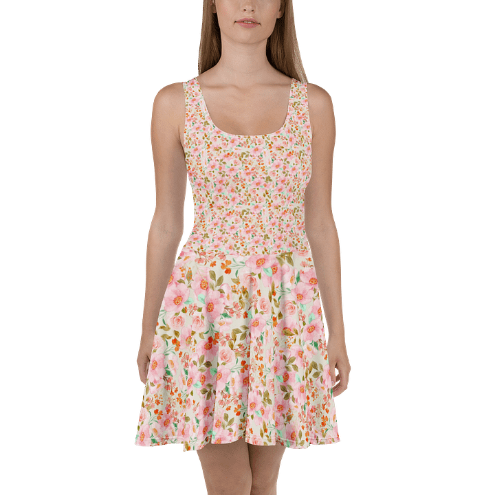 Pink Roses Skater Dress product image (2)