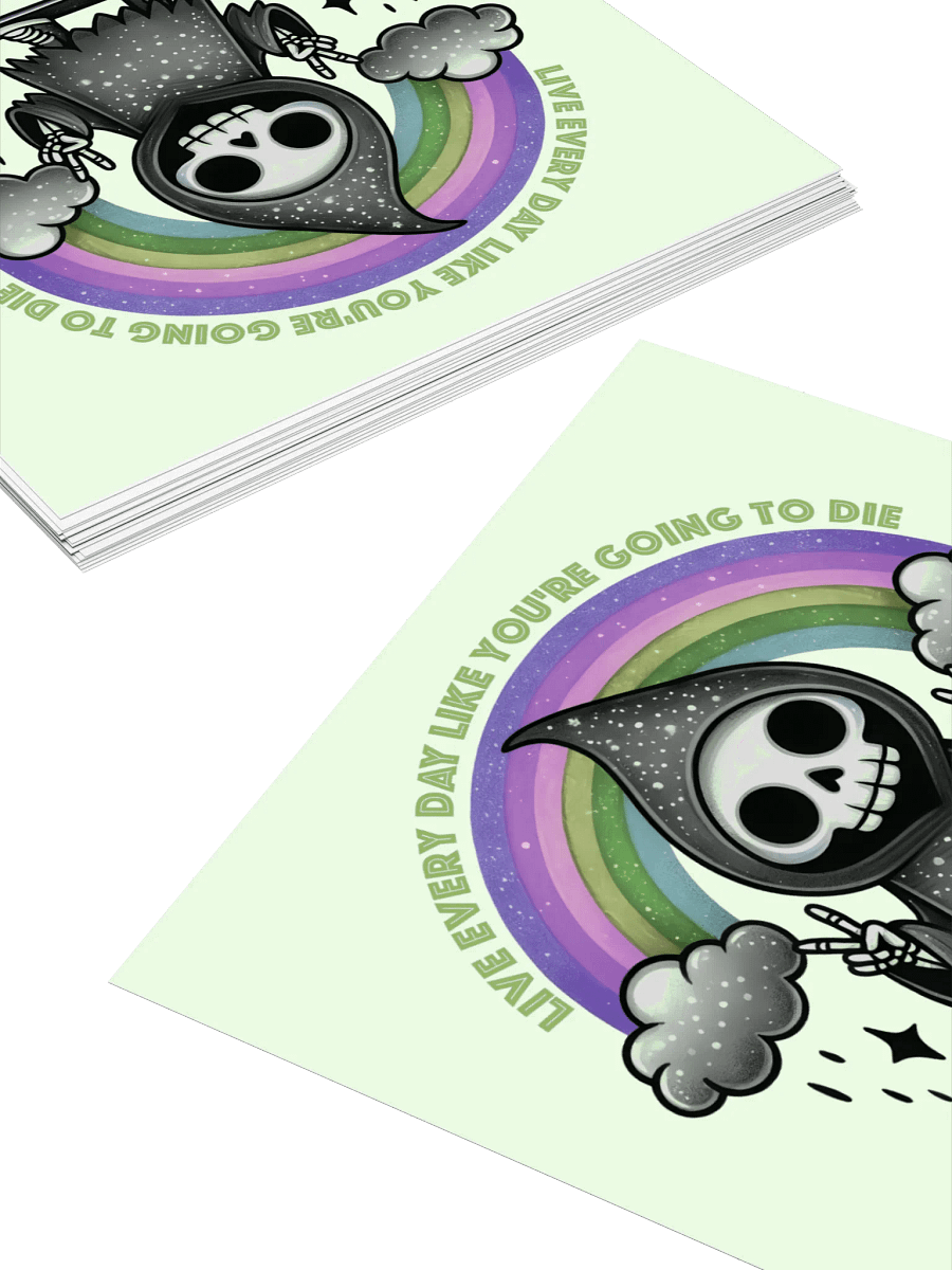 Live Every Day Sticker (Green) product image (4)