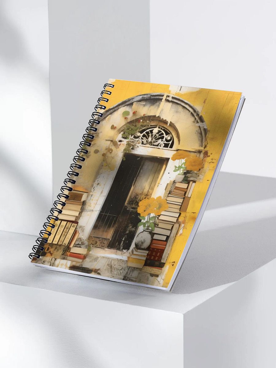 Yellow Doorway Spiral Notebook product image (3)