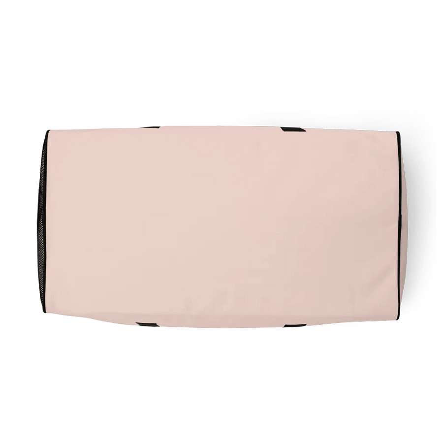 Large Dance Bag | Pale Peachy Pink with Black Logo and Quote product image (6)