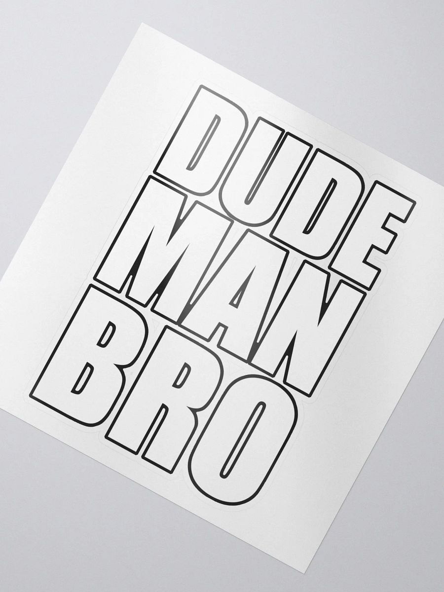 DUDEMANBRO (Sticker) product image (2)