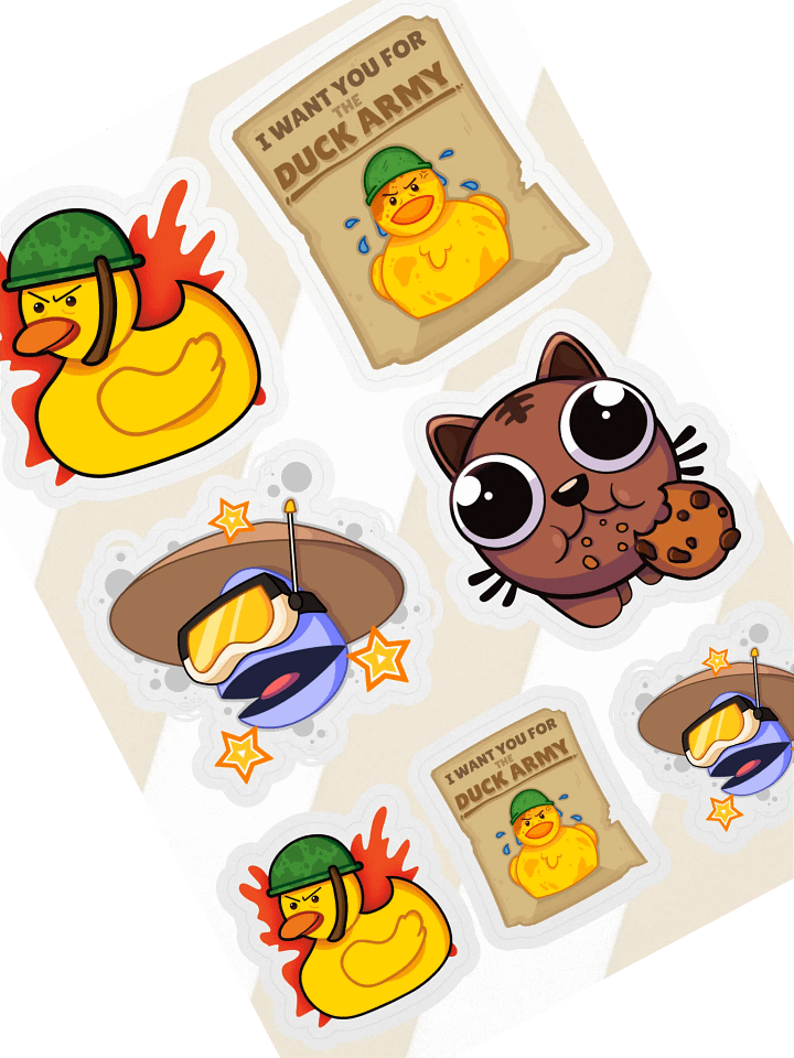 JB Waterproof Sticker Sheet product image (1)