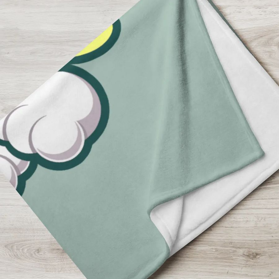 Sleeping Chloe • Throw Blanket (Opal) product image (5)