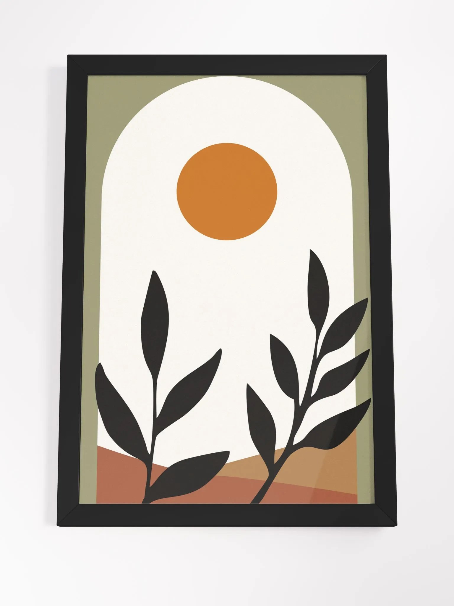 Serene Sunlit Oasis Framed Poster product image (21)
