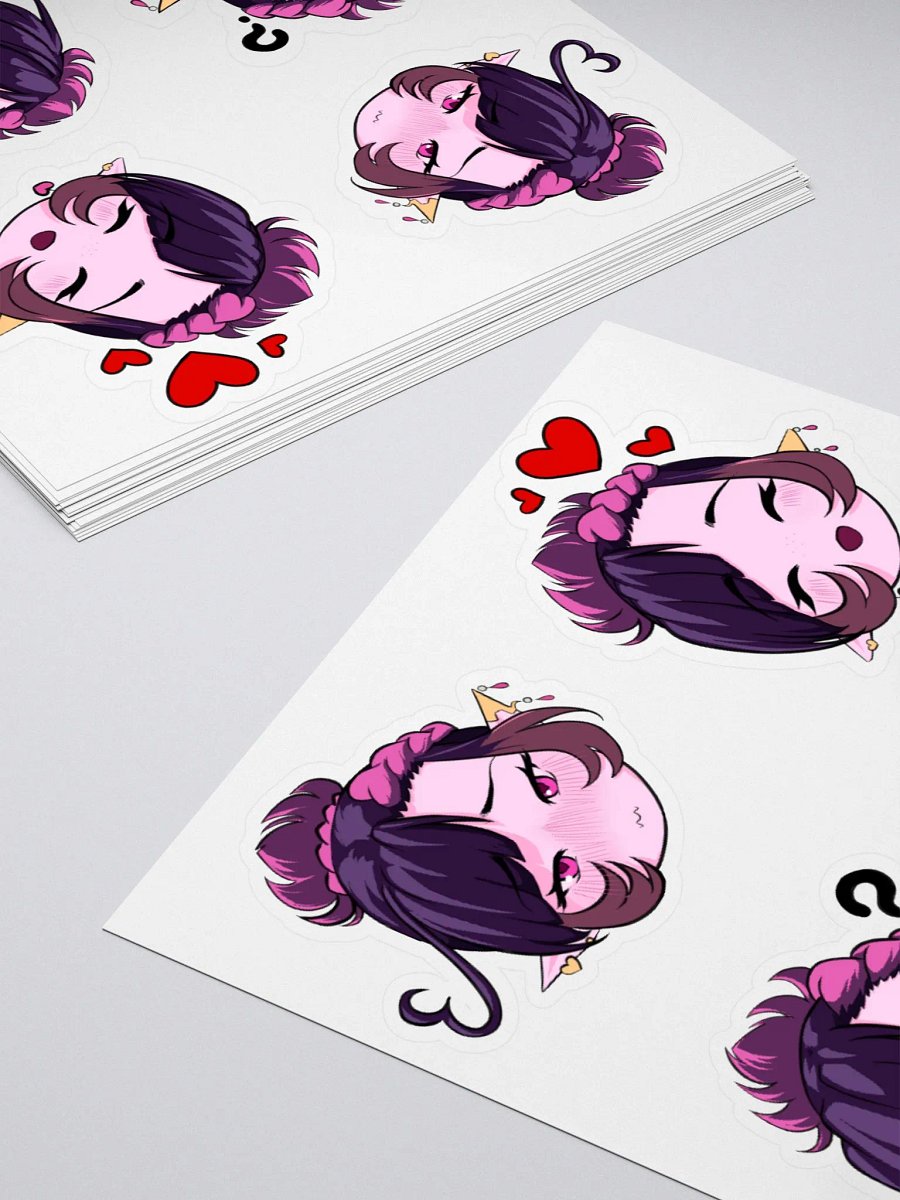 Yae Stickers - Hearts, Blush, Eh?, and Laughing product image (4)