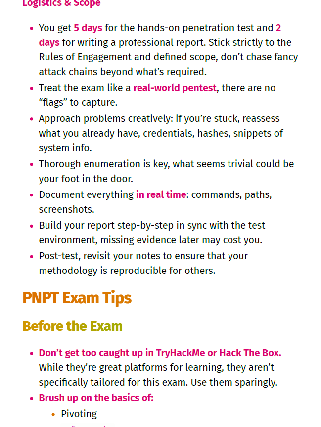 TCM Practical Network Penetration Tester (PNPT) Study Notes & Guide (Unofficial) product image (2)