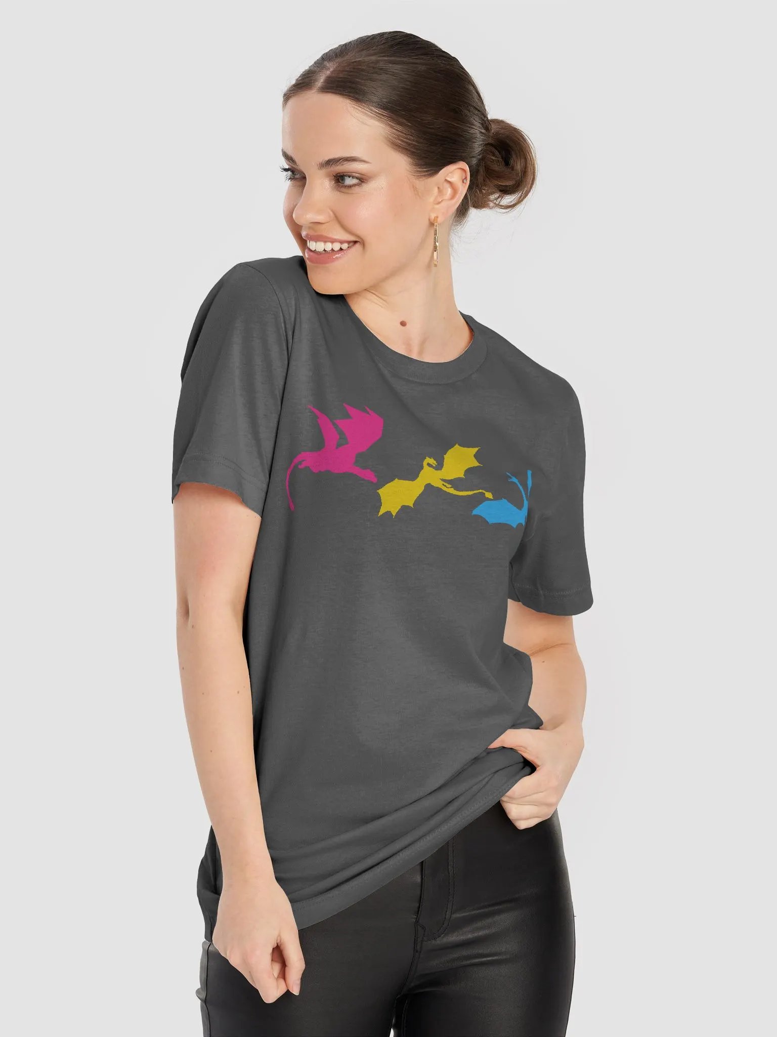 Pansexual Pride Dragons Woman's T-shirt product image (80)