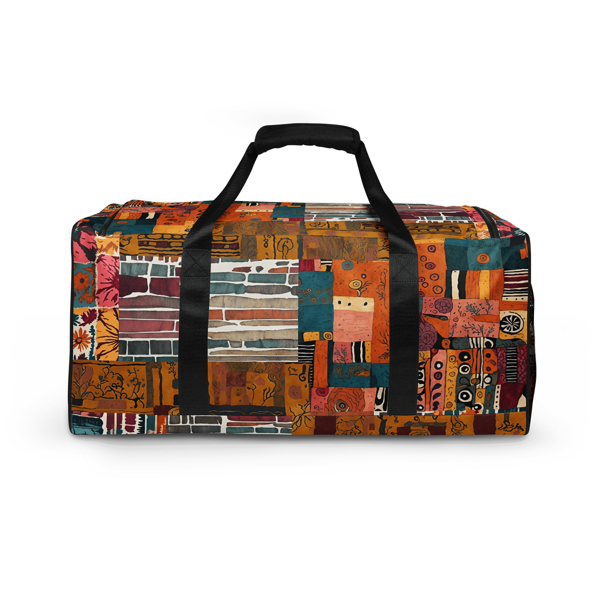 Eclectic Patchwork Paradise Duffle Bag product image (5)
