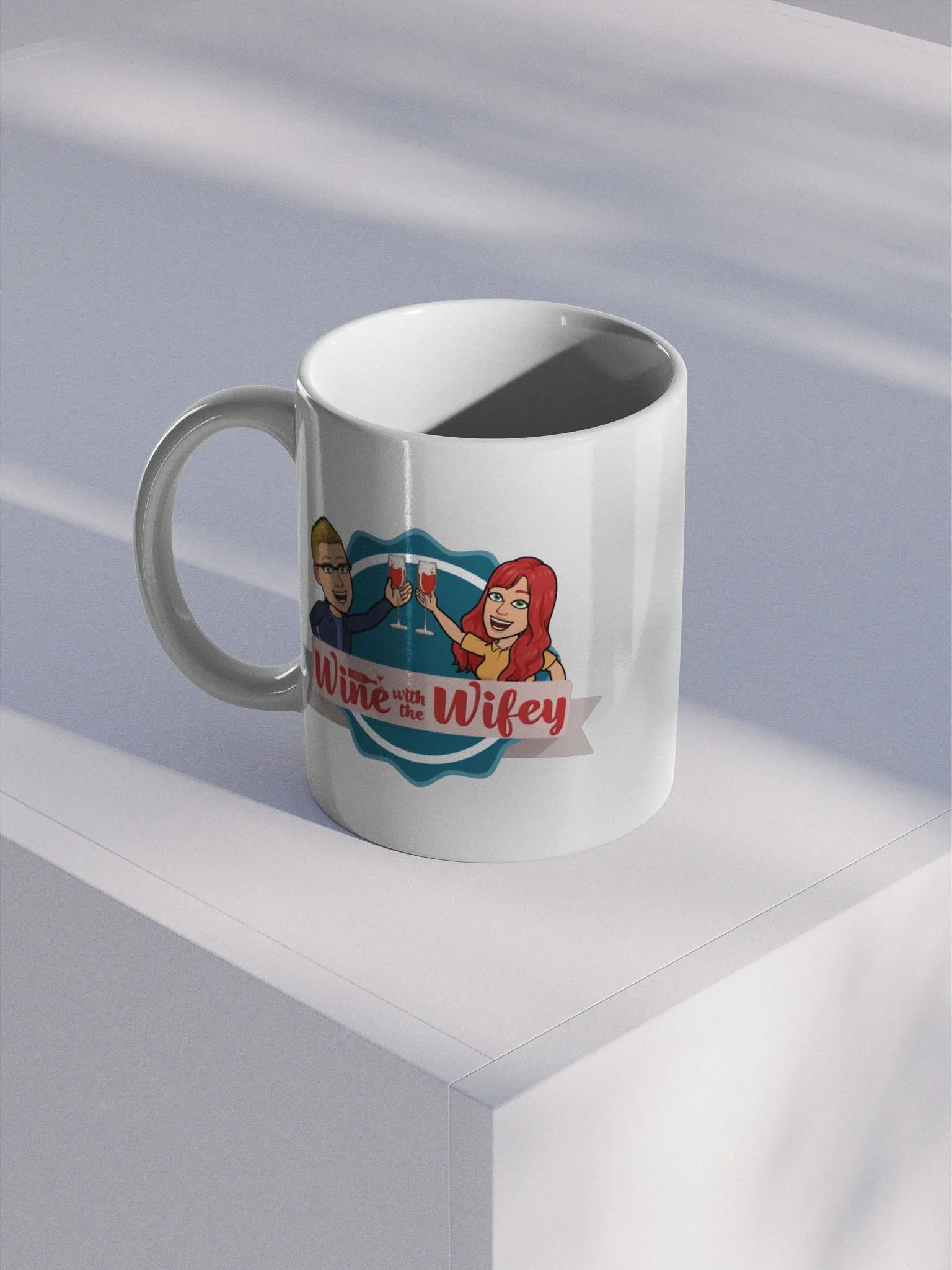 Wine with the Wifey Coffee Cool-down Mug product image (1)