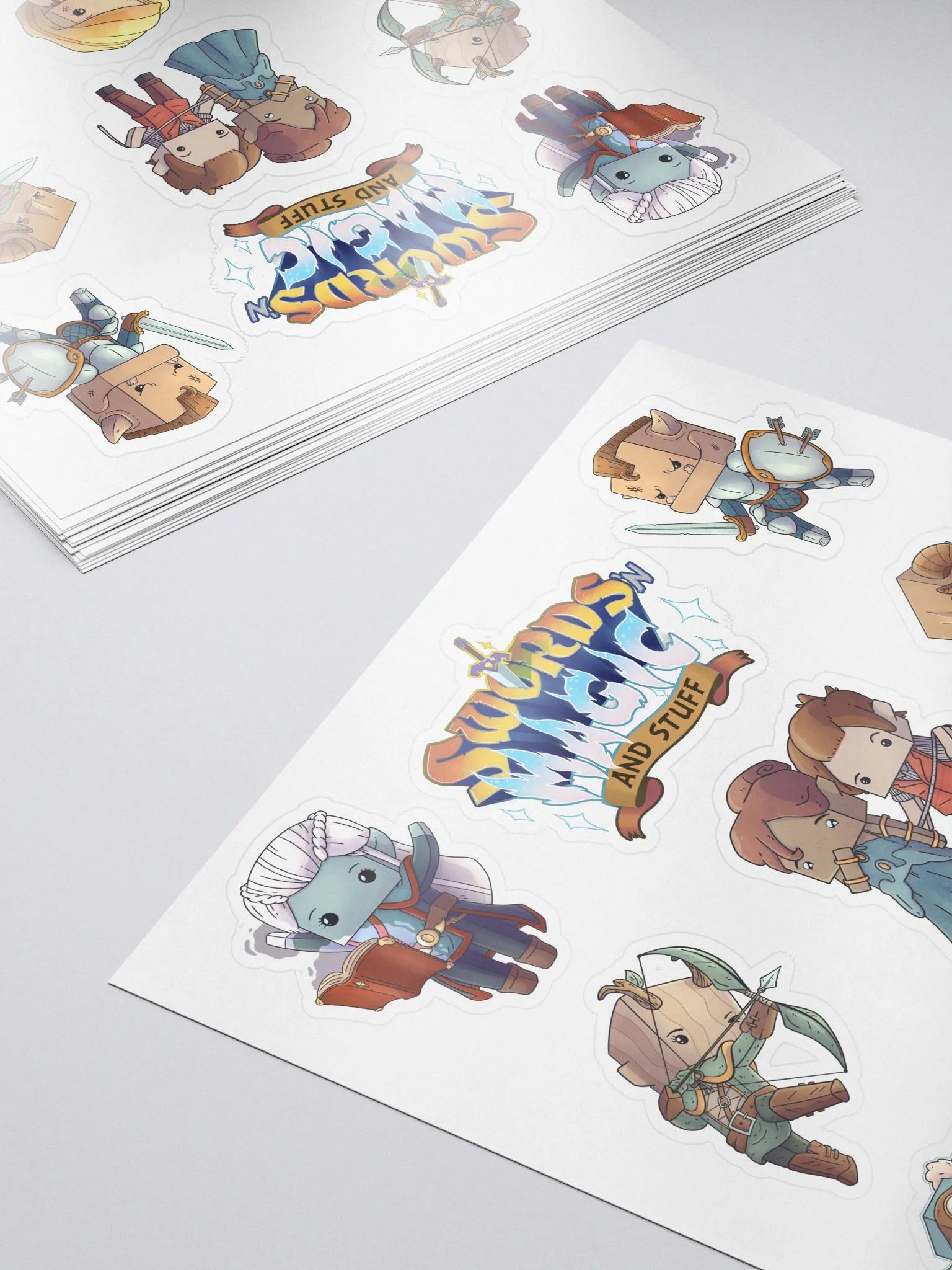 Swords 'n Magic Inhabitants Sticker Sheet product image (5)