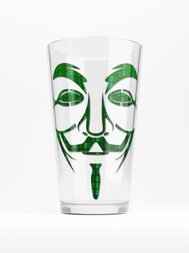 Guy Fawkes Matrix Pint glass product image (1)