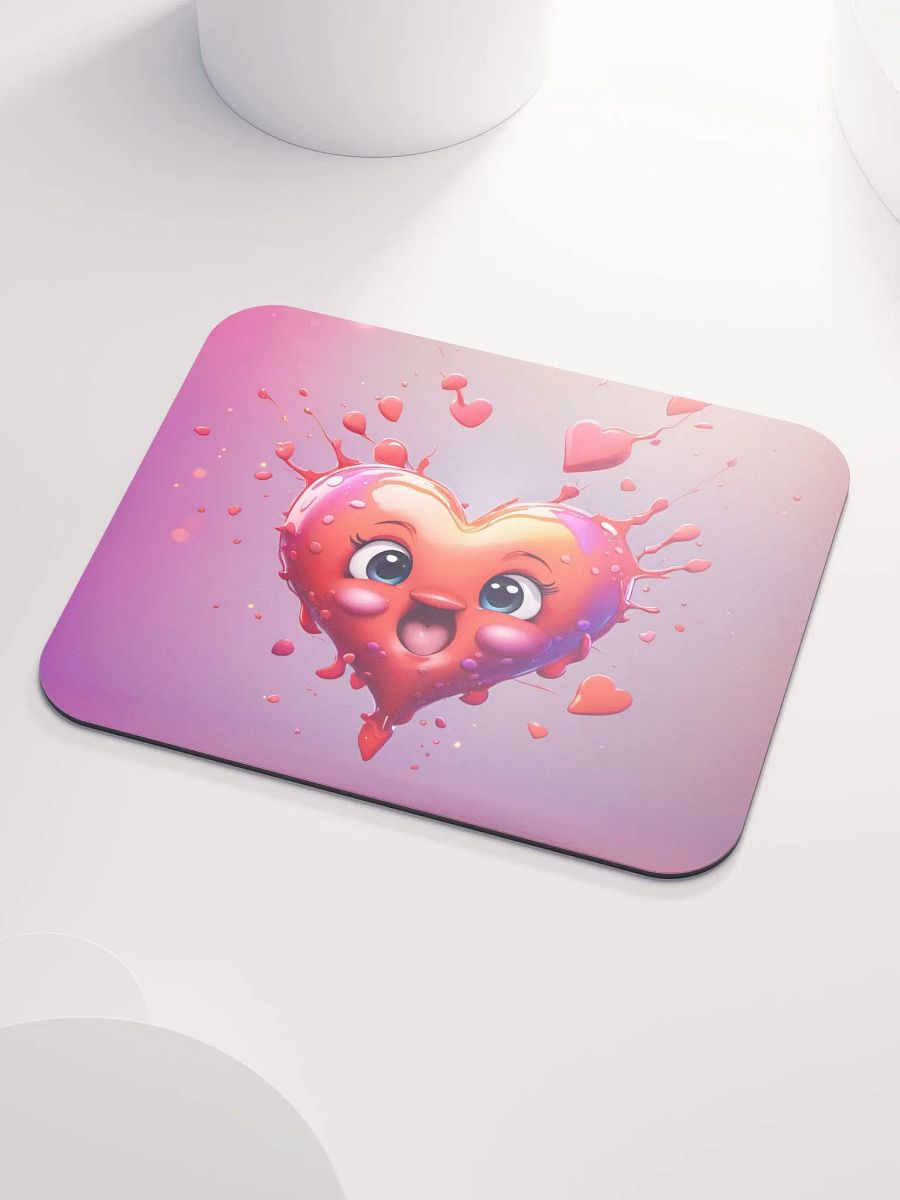 Cute Heart Mouse Pad product image (3)