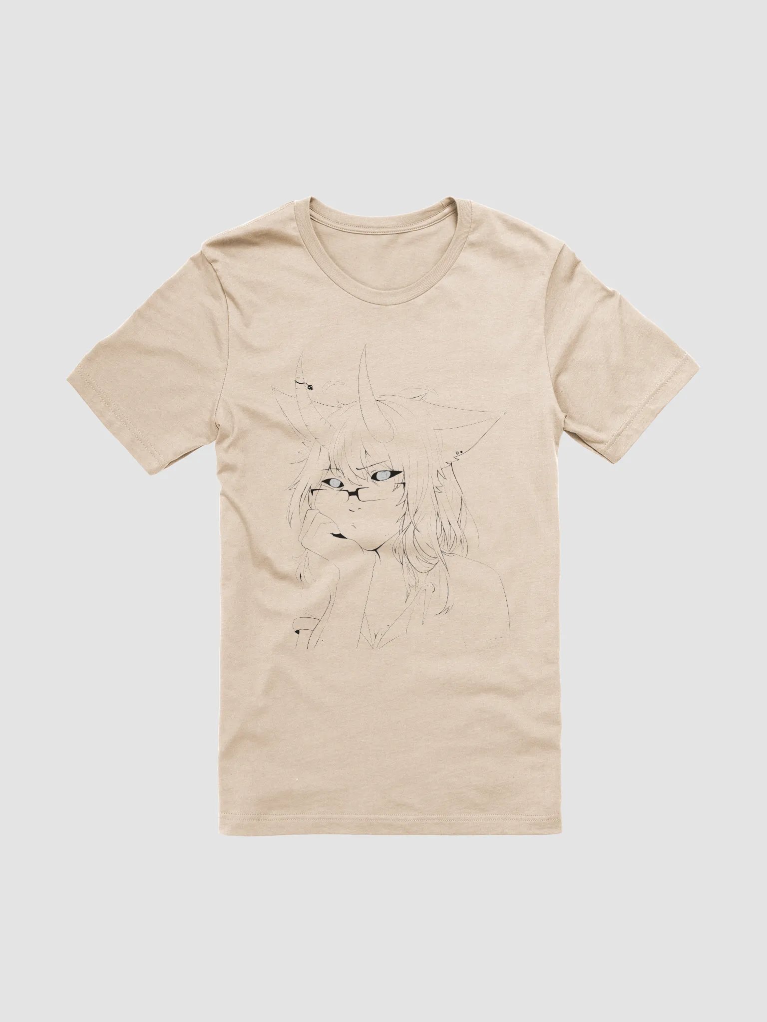 Bored Mina Line Art Soft T-Shirt product image (3)